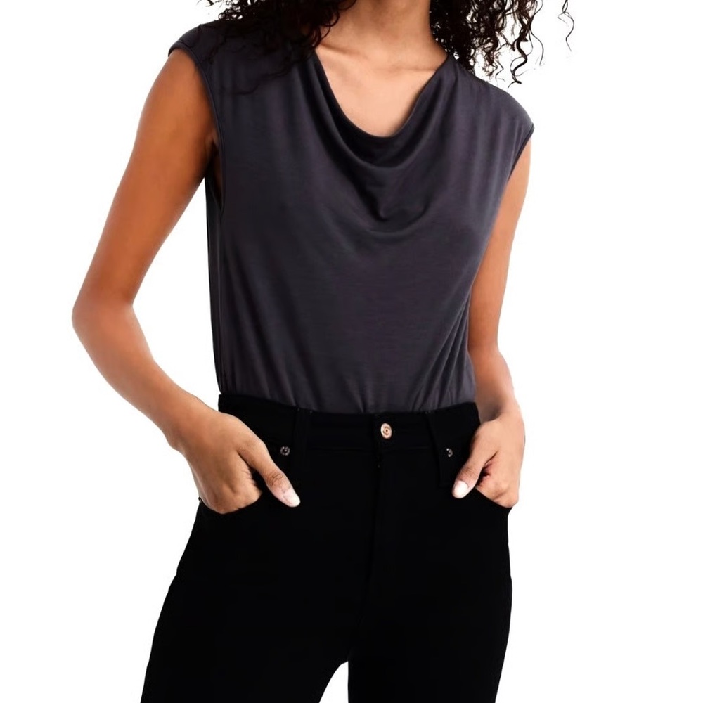 J. Crew Drape Cowl Neck Sleeveless Top SZ MED